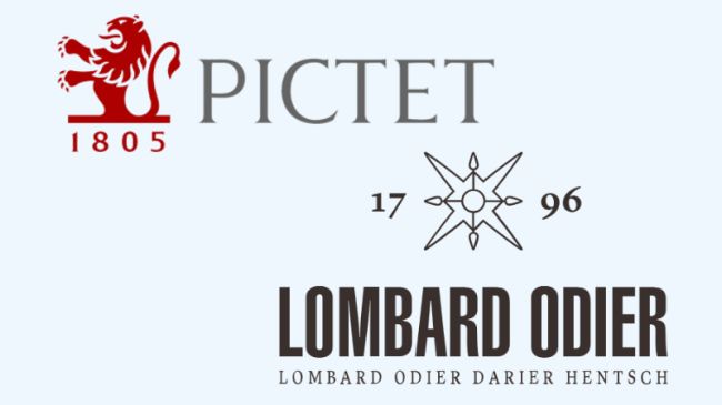 Pictet und Lombard Odier kommen zusammen auf knapp 1000 Milliarden